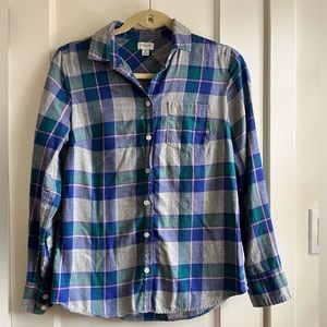 JCrew flannel button-down